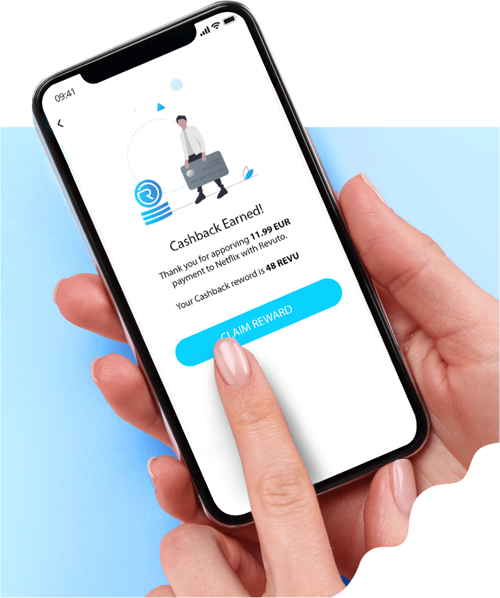 cash back earned revuto screen